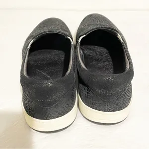 Johnston‎ & Murphy Womens 7M Slip-on Textile Leather Snakeskin Pattern Sneaker thumbnail 4