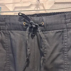 Old Navy Women's Large Black Lyocell Drawstring Waist Pants Boho‎ Athleisure thumbnail 3