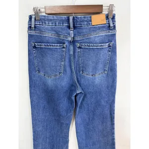 BKE Billie Slim Fit High Rise Trouser Stretch Women's 27x34 Blue Denim Cotton thumbnail 6
