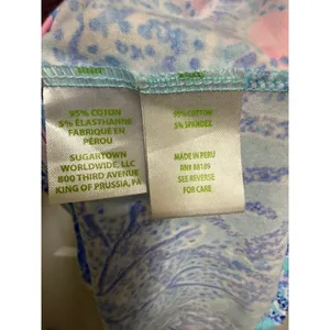 Lilly Pulitzer Billie Tank Top Ibiza Now You See Me Halter Ruffle‎ M thumbnail 3