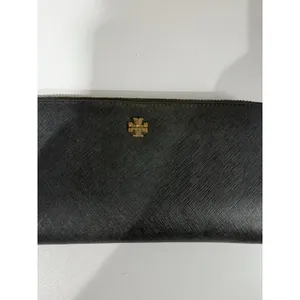 Tory Burch Black Emerson Zip‎ Passport Continental Wallet K thumbnail 4