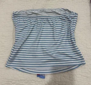 Stripped Strapless Top Multiple Size XS thumbnail 2
