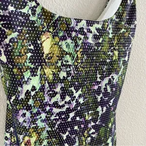 Lululemon Active Tank Top Shelf Bra Floral Sport Backdrop Iris 4 thumbnail 7