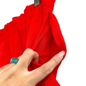 Aritzia Wilfred Montrouge‎ Flowy Crepe Shorts Red Size Large thumbnail 3