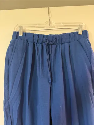Zenana Outfitters Navy Blue Drawstring Pants- NWOT thumbnail 2
