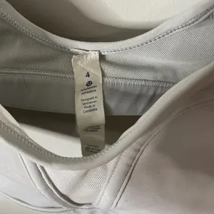Lululemon Athletica Sport’s Bra Mesh Straps Racerback Pullover Gray Women Sz 4 thumbnail 4
