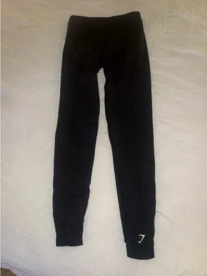 Gymshark Vital Seamless 2.0 Leggings - Black Marl thumbnail 4