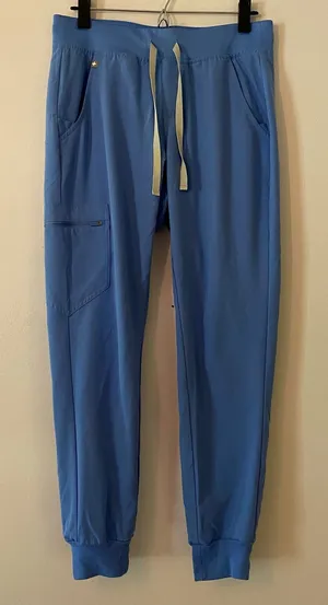 FIGS Ceil Blue Zamora Jogger Scrub Pants Uniform Nurse Doctor Women's size Small thumbnail 1