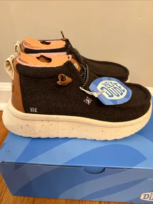 HEY DUDE NIB Women's Wendy Peak Hi Wool Casual Moccasin Sneakers Finish Line thumbnail 13