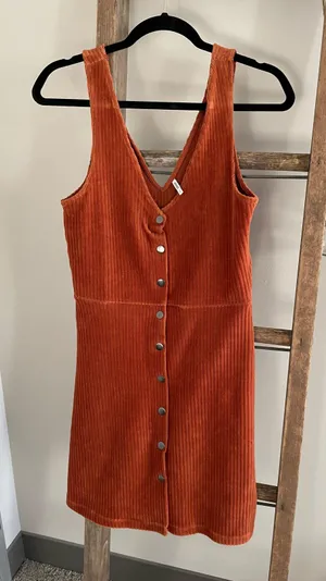 Only Corduroy Button-Up Dress thumbnail 1