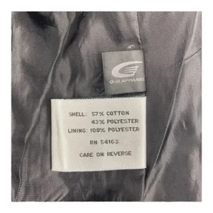 Kenneth Cole Black Trench Coat Sz L thumbnail 3