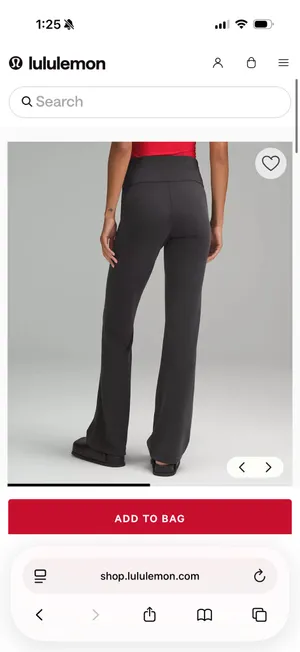 Lululemon Ribbed Softstreme Pants Flared thumbnail 4