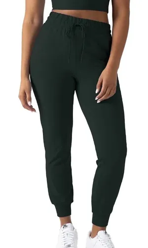 YITTY Ultra Luxe High Waist Everpine Green Jogger Athleisure‎ Pants thumbnail 1