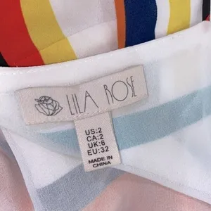 Lila Rose striped maxi dress multicolor size 2 thumbnail 4