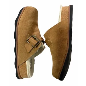 Clarks‎ Brynn Slide Tan Suede/Faux Lining Slide Clog Shoes Women's Size 6.5M thumbnail 6