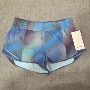 Lululemon Hotty Hot High Rise Short Athletic Shorts Chroma Drift Blue 14 NWT thumbnail 6