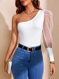 Puff Sleeve Top Size M thumbnail 1
