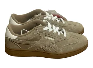 Reebok Womens Tan/White Suede Forte Lounger Sneakers Shoes NWT thumbnail 1
