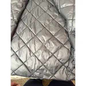 Size Large Tall Banana Republic Dark Blue Quilted Jacket Coat Reversible thumbnail 3
