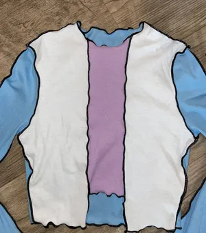 Long Sleeve Crop Top thumbnail 2