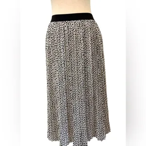 Rachel Zoe Black and White leopard print Skirt sz L thumbnail 2