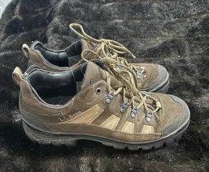 LL Bean Goretex Outdoor Hiking Boots Lace Up Suede Womens Size 10 Made In Italy thumbnail 1