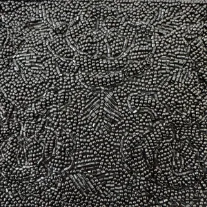 Vintage La Regale Black Beaded Evening Handbag thumbnail 8
