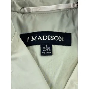 1 Madison Classic Double Breasted Belted Trench Coat Light Sage Green Size S‎ thumbnail 8