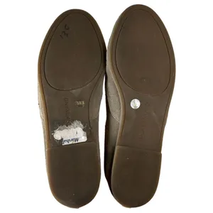 Lucky Brand Taupe Suede Slip On Flats Women's Size 7.5 thumbnail 4