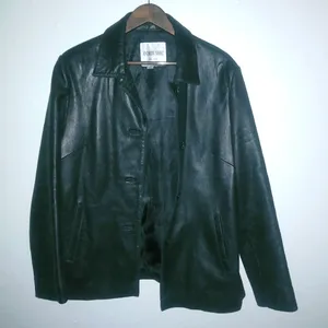 Andrew Marc NY L Womens Genuine Leather Button Down Jacket thumbnail 1