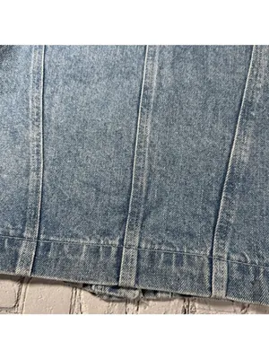 GAP Factory Store Denim Vest Womens Size Small 90s Y2K Jean Sleeveless Vintage thumbnail 14