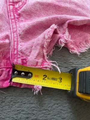 PacSun Pink High-Rise festival Denim Cutoff Shorts thumbnail 8