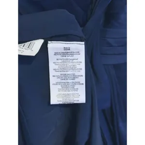 BCBG Maxazria Satin One Shoulder Mini Dress Size 6 Navy Blue Cocktail Event thumbnail 7