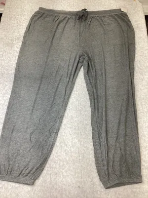 Auden Womens Plus Size 1X Ribbed Knit Pajama Jogger Pants Dark Gray NWT.… thumbnail 1
