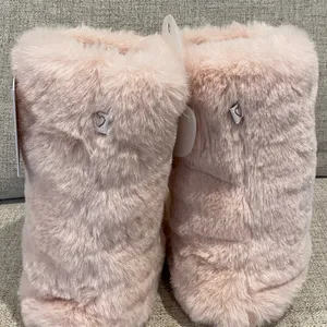 Women’s LC Allover Faux Fur Tall Boots Slippers thumbnail 6