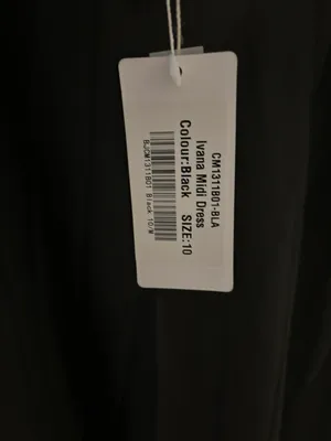 Billy J Black Maxi Dress Size 10 thumbnail 5