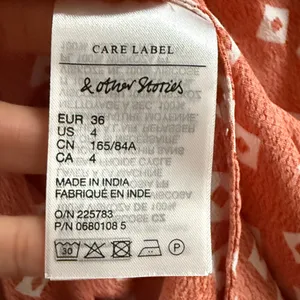 and other stories Women's Burnt Orange Floral Maxi Wrap Dress with Tie Waist thumbnail 6