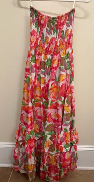 Dress Maxi Macy's Floral thumbnail 1