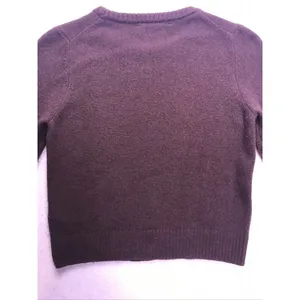 Zara Wool Crewneck Sweater Womens Small Brown Ribbed Knit Pullover‎ thumbnail 9