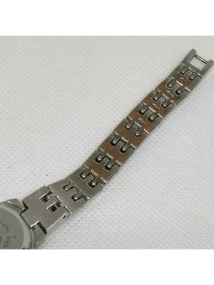 Vintage Elgin women’s watch silver tone mop dial Gemstones quartz 23mm running thumbnail 8