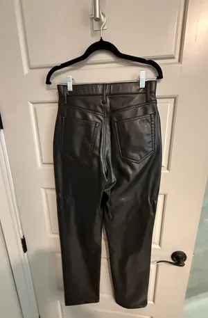 Abercrombie Leather Vegan Pants thumbnail 2