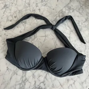 Victoria's Secret Grey Bikini Top thumbnail 1