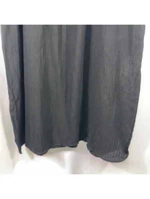 Women’s Black Sleeveless Maxi Dress Size S Casual Boho Minimalist thumbnail 4