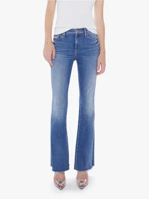 Mother the weekender fray a groovy kind of love jeans thumbnail 2