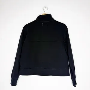 Everlane Track Half-Zip Pullover Organic Cotton Black Size Small thumbnail 3