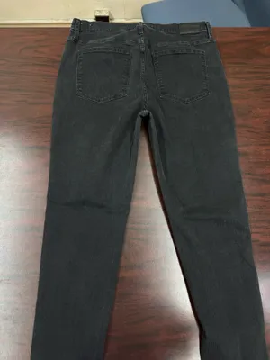 Madewell Black Button Fly 10” High-Rise Skinny Jeans Size 32 thumbnail 4