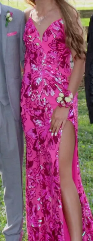 Pink Prom Dress thumbnail 4