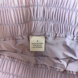Women's Lavender Athletic Shorts thumbnail 4