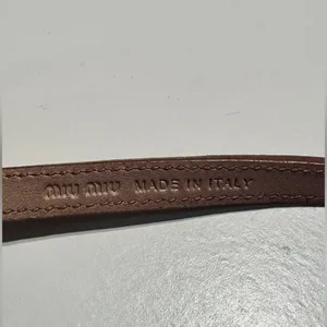 Miu Miu Authentic heart bracelet leather thumbnail 9