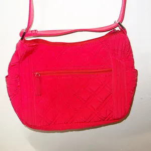 Vera Bradley red quilted crossbody thumbnail 7